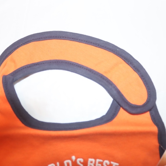 CARTER'S Little Layette OS Teething Bib. World's Best Little Brother - Picture 4 of 4